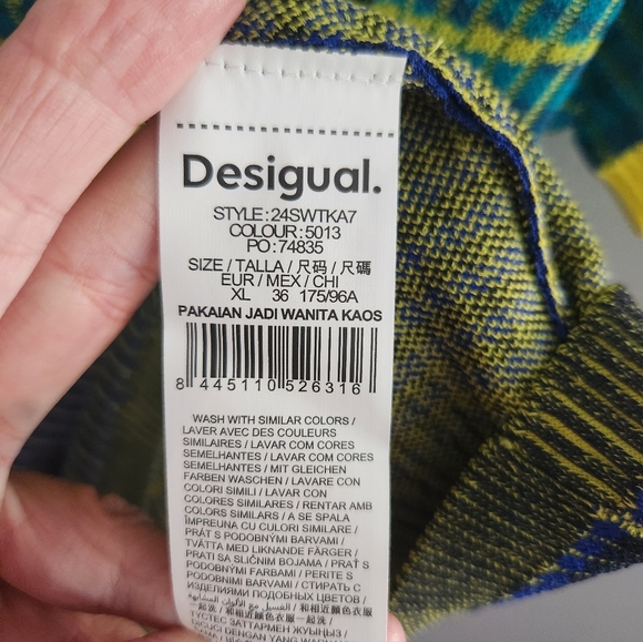 Desigual Ocean Knit Top NWT - Picture 4 of 7